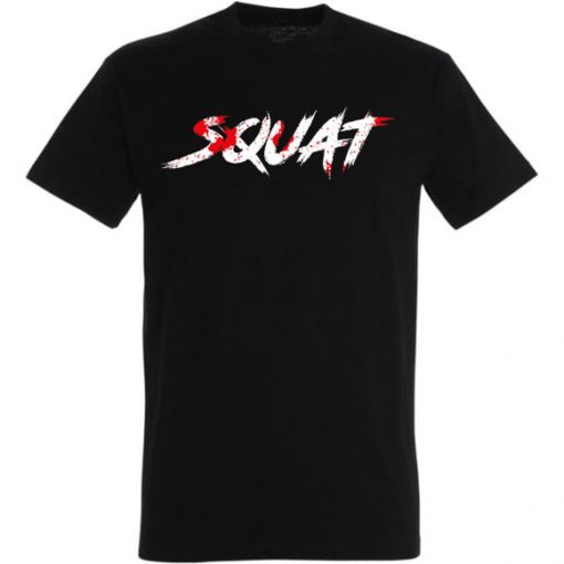 tshirt powerlifting squat