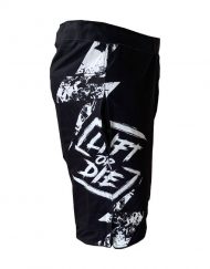 fight short fitness warrior gear noir