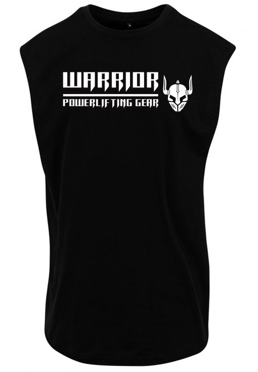 tshirt sans manche noir warrior gear - powerlifting
