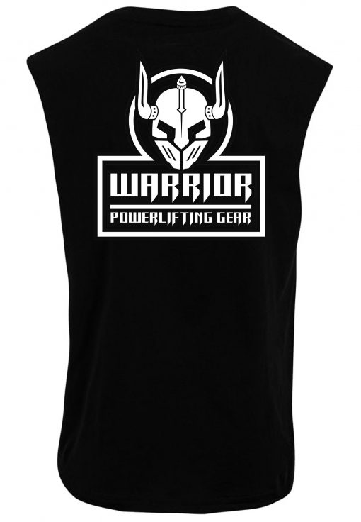 tshirt sans manche noir warrior powerlifting gear
